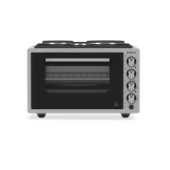 Ηλεκτρικό κουζινάκι Robin ZK-55 inox με 3 εστίες χωρητικότητα 42lt Π52xΒ45xΥ36cm