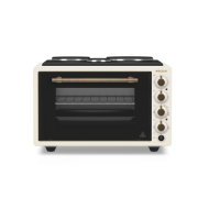 Ηλεκτρικό κουζινάκι Robin ZK-65 μπεζ-κρεμ με 3 εστίες χωρητικότητα 42lt Π52xΒ45xΥ36cm