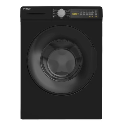 Πλυντήριο ρούχων Robin RΤ-1080Bl μαύρο χωρητικότητας 8Kg Π59,7xΒ55,7xΥ84,5cm Πλυντήριο ρούχων Robin RΤ-1080Bl μαύρο χωρητικότητας 8Kg Π59,7xΒ55,7xΥ84,5cm