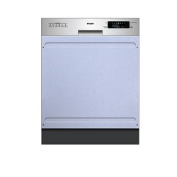 Εντοιχισμένο πλυντήριο πιάτων Robin SB-656 με μάσκα INOX για 15 σερβίτσια πλάτους 60cm