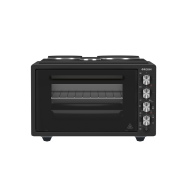 Ηλεκτρικό κουζινάκι Robin ZK-45 μαύρος με 3 εστίες χωρητικότητα 42lt Π52xΒ45xΥ36cm