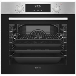 Φούρνος Multifunction AirFry Robin BN-61AF INOX 76lt μαζί με inox εστία 5 ζωνών Π59,7xΒ54,3xΥ59cm