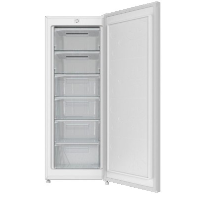 Όρθιος καταψύκτης Robin GS-105 λευκός 177lt με 6 συρτάρια Π54xΒ55xΥ144cm Όρθιος καταψύκτης Robin GS-105 λευκός 177lt με 6 συρτάρια Π54xΒ55xΥ144cm