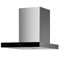 Απορροφητήρας καμινάδα LEGEND-6000XGBK INOX μήκους 60cm με ισχύ max 710m3/h & μαύρη πρόσοψη