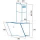 Απορροφητήρας καμινάδα LENA-600XGBK μήκους 60cm με ισχύ max 500m3/h & μαύρη γυάλινη καμινάδα Απορροφητήρας καμινάδα LENA-600XGBK μήκους 60cm με ισχύ max 500m3/h & μαύρη γυάλινη καμινάδα