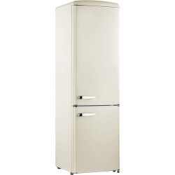 Ψυγειοκαταψύκτης Robin RB-310BEIGE σειρά retro μπζ 300lt Υ192cm x Π60cm x Β62,8cm