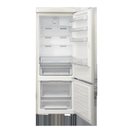 Ψυγειοκαταψύκτης Robin RB-498 BEIGE σειρά retro μπεζ 472lt Υ191cm x Π71cm x Β74,6cm