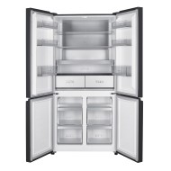 Ψυγειο ντουλάπα Side By Side RBS-522 μάυρο κρύσταλλο 522lt Π91xΒ69xΥ190cm με σύστημα Full No Frost