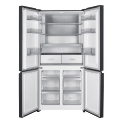 Ψυγειο ντουλάπα Side By Side RBS-522 μάυρο κρύσταλλο 522lt Π91xΒ69xΥ190cm με σύστημα Full No Frost