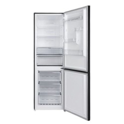 Ψυγειοκαταψύκτης Robin RB-484DIN σκούρο INOX 322lt Π59,5xΒ63,5xΥ185,5cm με σύστημα Full No Frost