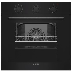 Εντοιχιζόμενος φούρνος άνω πάγκου Robin SMD-329 Μαύρος 70lt με κεραμική εστία 5 ζωνών SB-33 Π59,7xΒ54,3xΥ59cm