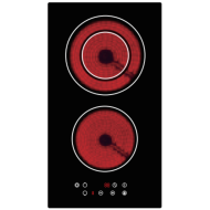 Αυτόνομη κεραμική εστία Robin 3200W SB-23 Domino 3 ζωνών με πλήκτρα αφής 28,8cmΧ52cm