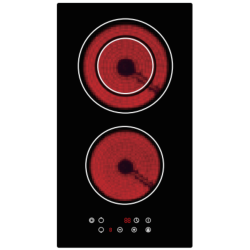 Αυτόνομη κεραμική εστία Robin 3200W SB-23 Domino 3 ζωνών με πλήκτρα αφής 28,8cmΧ52cm