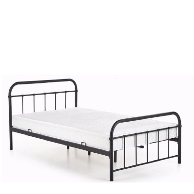Κρεβάτι LIBERTY μεταλλικό Sandy Black διαστάσεων 209x124x93cm κατάλληλο για στρώμα 200x120cm