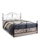 Κρεβάτι μεταλλικό χρώματος μαύρο Semy Glossy EVELYN Μεταλλικό διαστάσεων 210x159x109cm