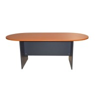 Γραφείο συνεδριάσεων επαγγελματικό Sienna διαστάσεων 200x100x75cm σε χρώμα κερασί