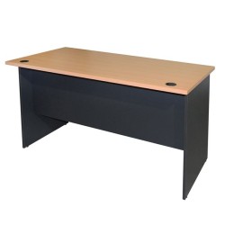 Γραφείο επαγγελματικό Abelina 150x75x75cm γκρι - οξιά