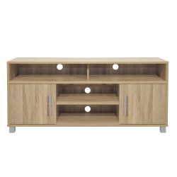 Έπιπλο τηλεόρασης μελαμίνης danna σε απόχρωση sonama διαστάσεων 120x40x54 cm.