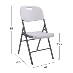 Καρέκλα catering-συνεδριου πτυσσόμενη 47x54, 5x86 εκ. hm5069