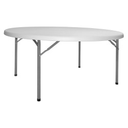 Τραπέζι Catering - συνεδρίου στρόγγυλο διαστάσεων Φ122x74cm πτυσσόμενο 
