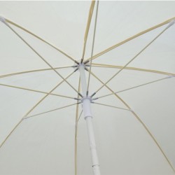 Ομπρέλα θαλάσσης Randall 2,2m σε χρώμα λευκό με 8 ακτίνες fiberglass