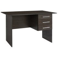 Γραφείο μελαμίνης Ensley με 3 συρτάρια Zebrano διαστάσεων 120x60x76cm