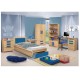 Κρεβάτι με συρτάρι Playroom Sonama - σιελ διαστάσεων 90x190cm