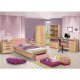 Κομοδίνο playroom Sonama με ροζ χερούλι διαστάσεων 40x48x39Υcm 