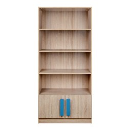 Βιβλιοθήκη playroom Sonama διαστάσεων 80x30x180Υcm σε χρώμα σιέλ