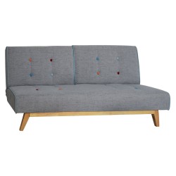 Καναπές - κρεβάτι τριθέσιος City σε χρώμα γκρι διαστάσεων 184x78x75cm