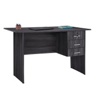 Γραφείο μελαμίνης Hayden διαστάσεων120x60x75Υcm με 3 συρτάρια σε χρώμα ανθρακί  Γραφείο μελαμίνης Hayden διαστάσεων120x60x75Υcm με 3 συρτάρια σε χρώμα ανθρακί