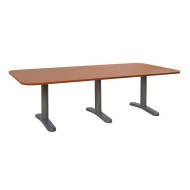 Γραφείο συνεδριάσεων Walvia επαγγελματικό κερασί διαστάσεων 240x120x75Υcm