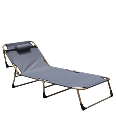 Ξαπλώστρα-κρεβάτι παραλίας μέταλλο και ύφασμα διαστάσεων 190x75x30cm