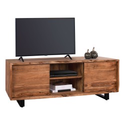 Έπιπλο τηλεόρασης nicole από μασίφ φυσικό ξύλο ακακίας διαστάσεων 160x45x57Υcm. hm8185. 11