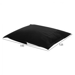 Πουφ Βloom μαξιλάρα θαλάσσης μαύρο με UV Protection 125x145cm