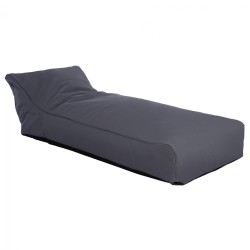 Πουφ Tanea γκρι με UV protection διαστάσεων 80x210x45-60cm