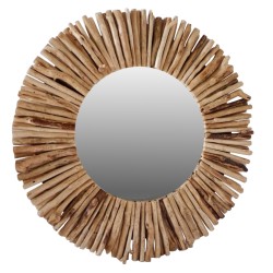 Καθρέπτης από driftwood φυσικό 60x5x60Ycm Καθρέπτης από driftwood φυσικό 60x5x60Ycm