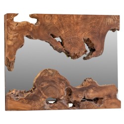Καθρέπτης από μασίφ ξύλο teak φυσικό 200x5x80Ycm Καθρέπτης από μασίφ ξύλο teak φυσικό 200x5x80Ycm