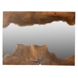 Καθρέπτης από μασίφ ξύλο τeak φυσικό 140x80yεκ. Καθρέπτης από μασίφ ξύλο τeak φυσικό 140x80yεκ.