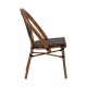 Καρέκλα εξωτερικού χώρου DALILA  κατασκευασμένη από αλουμίνιο διαστάσεων 50x56x86cm