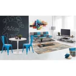 Σετ φοιτητικό πακέτο 6 τμχ καναπέ, τραπέζι σαλονιού, έπιπλο TV, τραπέζι κουζίνας, και καρέκλα τραπεζαρίας