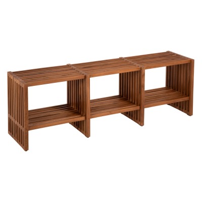 Κονσόλα Nya μασίφ ξύλο Teak σε φυσικό χρώμα 130x29,5x46Ycm