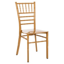 Καρέκλα πολυπροπυλενίου catering tiffany new  χρυσό χρώμα 41,2x49,7x89Ycm
