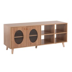 Έπιπλο τηλεόρασης Rillion μελαμίνης σε Sonama διαστάσεων 120x40x50Ycm