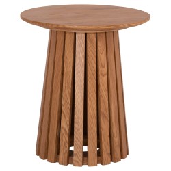 Τραπεζάκι βοηθητικό Talbert mdf σε φυσικό ξύλου φ45x50,5Υcm Τραπεζάκι βοηθητικό Talbert mdf σε φυσικό ξύλου φ45x50,5Υcm