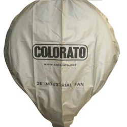 Κάλυμμα ανεμιστήρα αδιάβροχο κατάλληλο για ανεμιστήρες βιομηχανικού τύπου υδρονέφωσης COLORATO