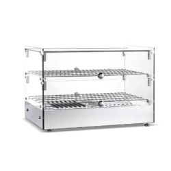 Βιτρίνα επιτραπέζια θερμαινόμενη ανοξείδωτη διαστάσεων 55,5x36,1x37,9cm  KARAMCO  Βιτρίνα επιτραπέζια θερμαινόμενη ανοξείδωτη διαστάσεων 55,5x36,1x37,9cm  KARAMCO