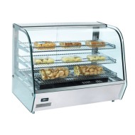 Βιτρίνα επιτραπέζια θερμαινόμενη διαστάσεων 678x568x670mm χωρητικότητας 120lit με ηλεκτρονική ρύθμιση και ένδειξη της θερμοκρασίας KARAMCO