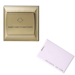 Καρτοδιακόπτης εξοικονόμησης ενέργειας για ξενοδοχεία κατάλληλος για τοποθέτηση σε χωνευτό κυτίο ρελέ 30A StarPro