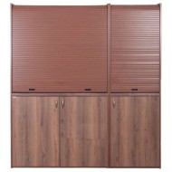 Πολυκουζίνα mini kitchen 170cm απόχρωση βέγγε για ξενώνες, γραφεία, studios και φοιτητικές κατοικίες